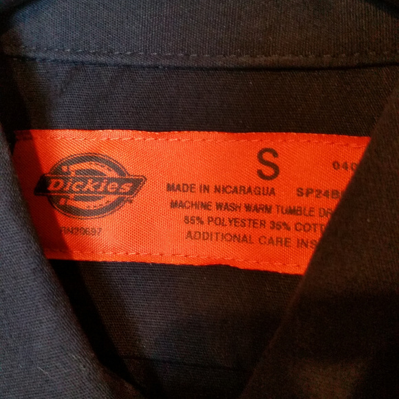 Funny Customer Service Blk Shirt Dickies - S - Picture 3 of 3